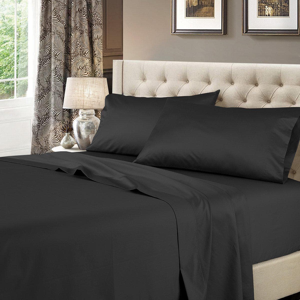 Extra Deep Pockets (22 inches) Solid 600 Sheet Set