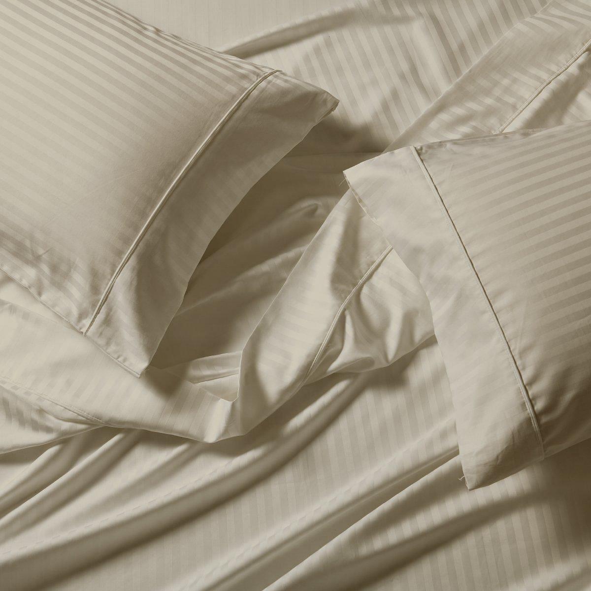 Extra Deep Pockets (22 inches) Stripe 650 Easy Care Sheet sets