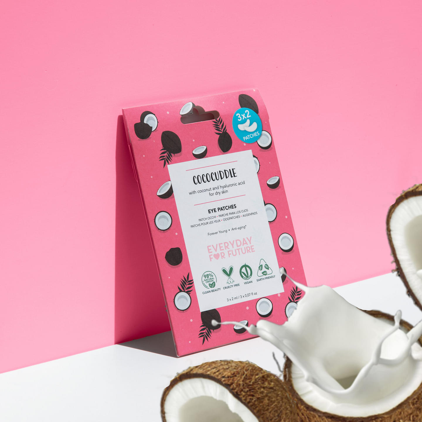 Eye Patches with Coconut and Hyaluronic Acid image