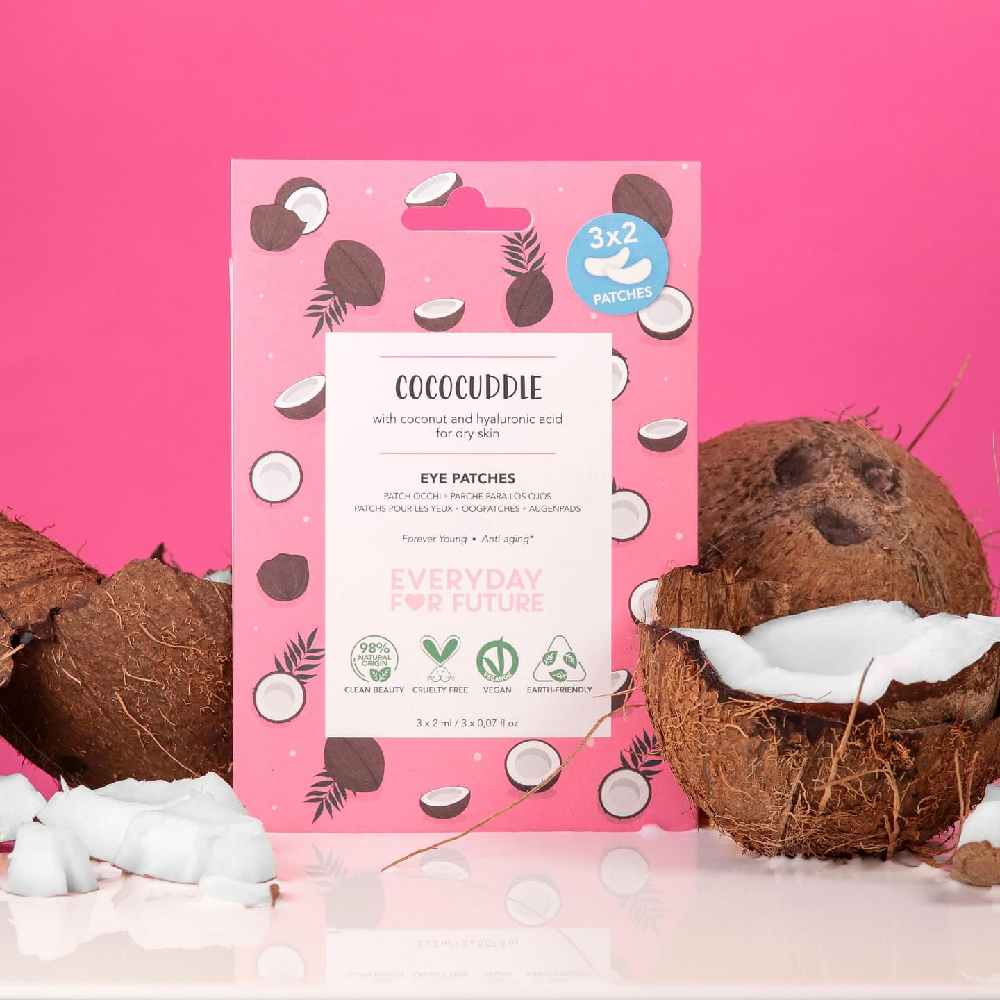 Eye Patches with Coconut and Hyaluronic Acid image