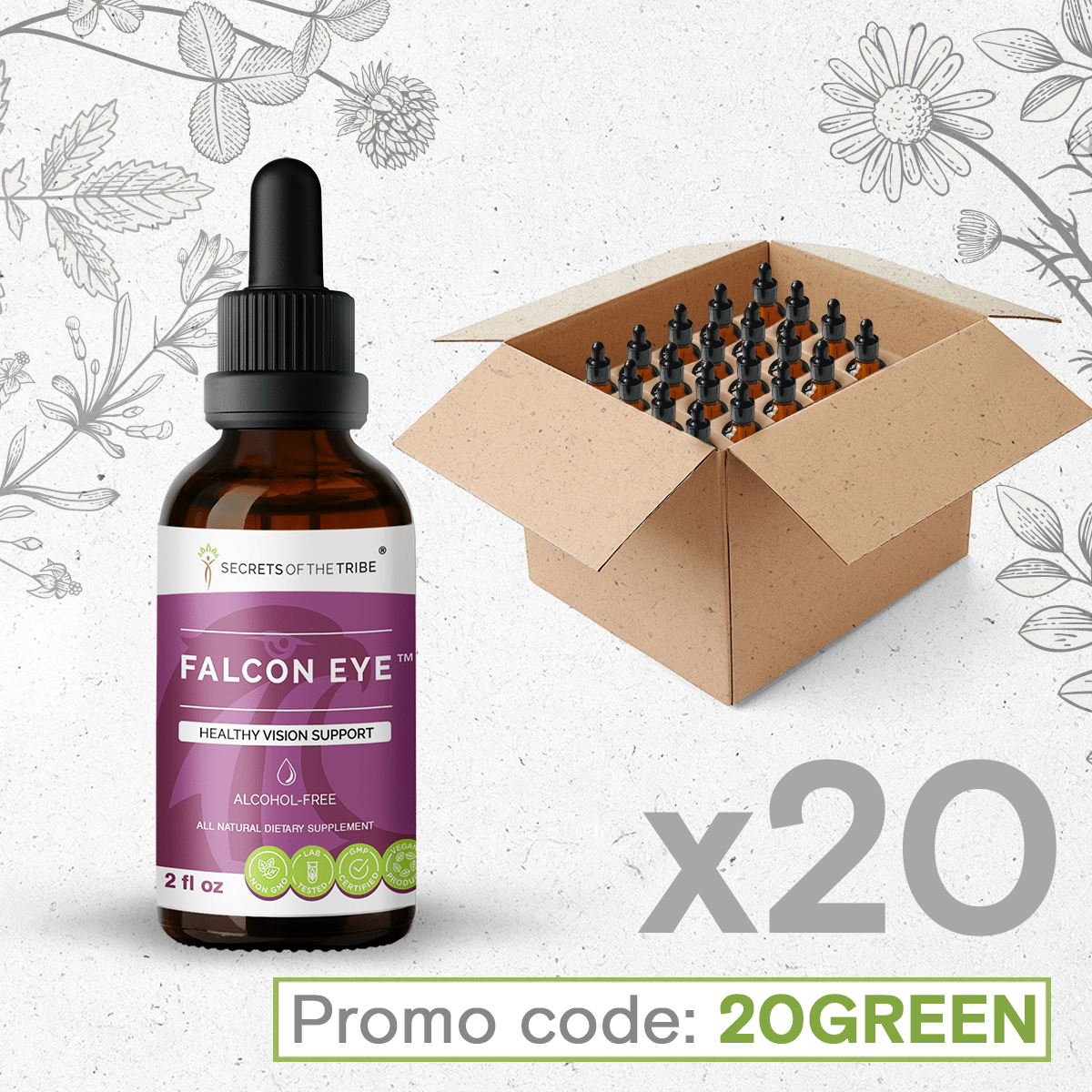 Falcon Eye Extract. Healthy Vision Support image
