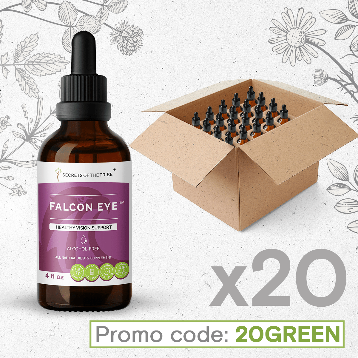 Falcon Eye Extract. Healthy Vision Support image