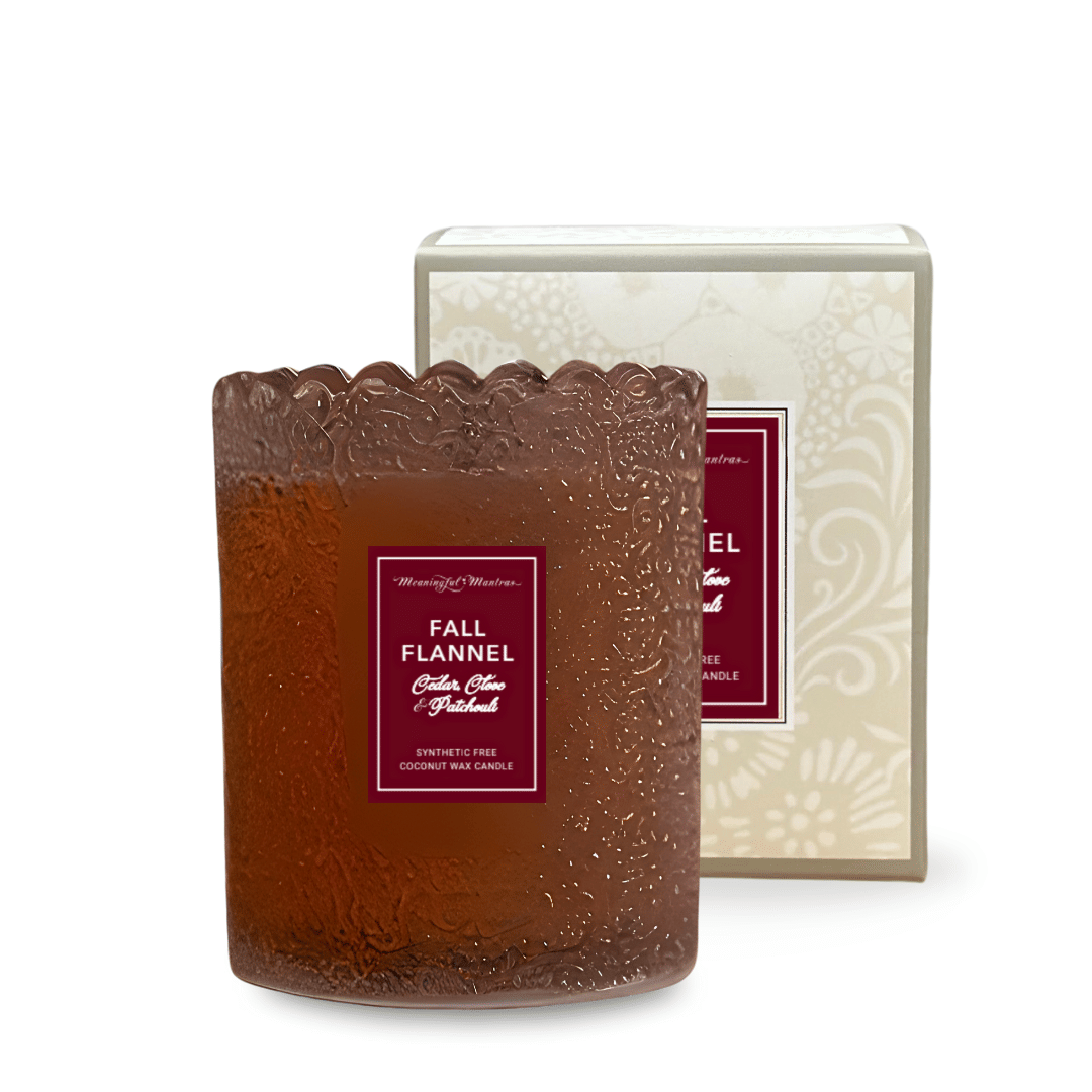 Fall Flannel Natural Candle 8oz Kaia Collection