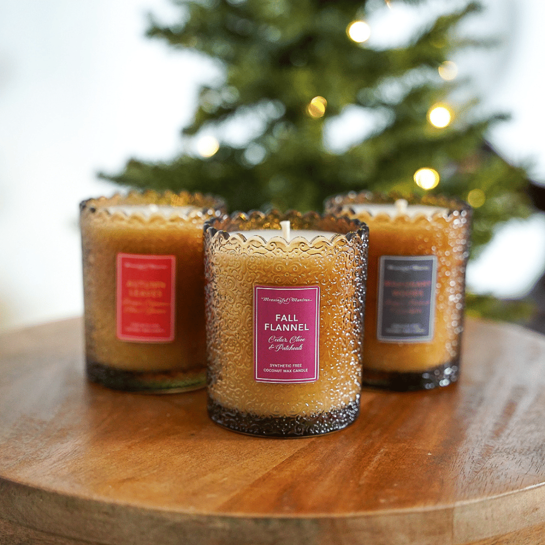 Fall Flannel Natural Candle 8oz Kaia Collection