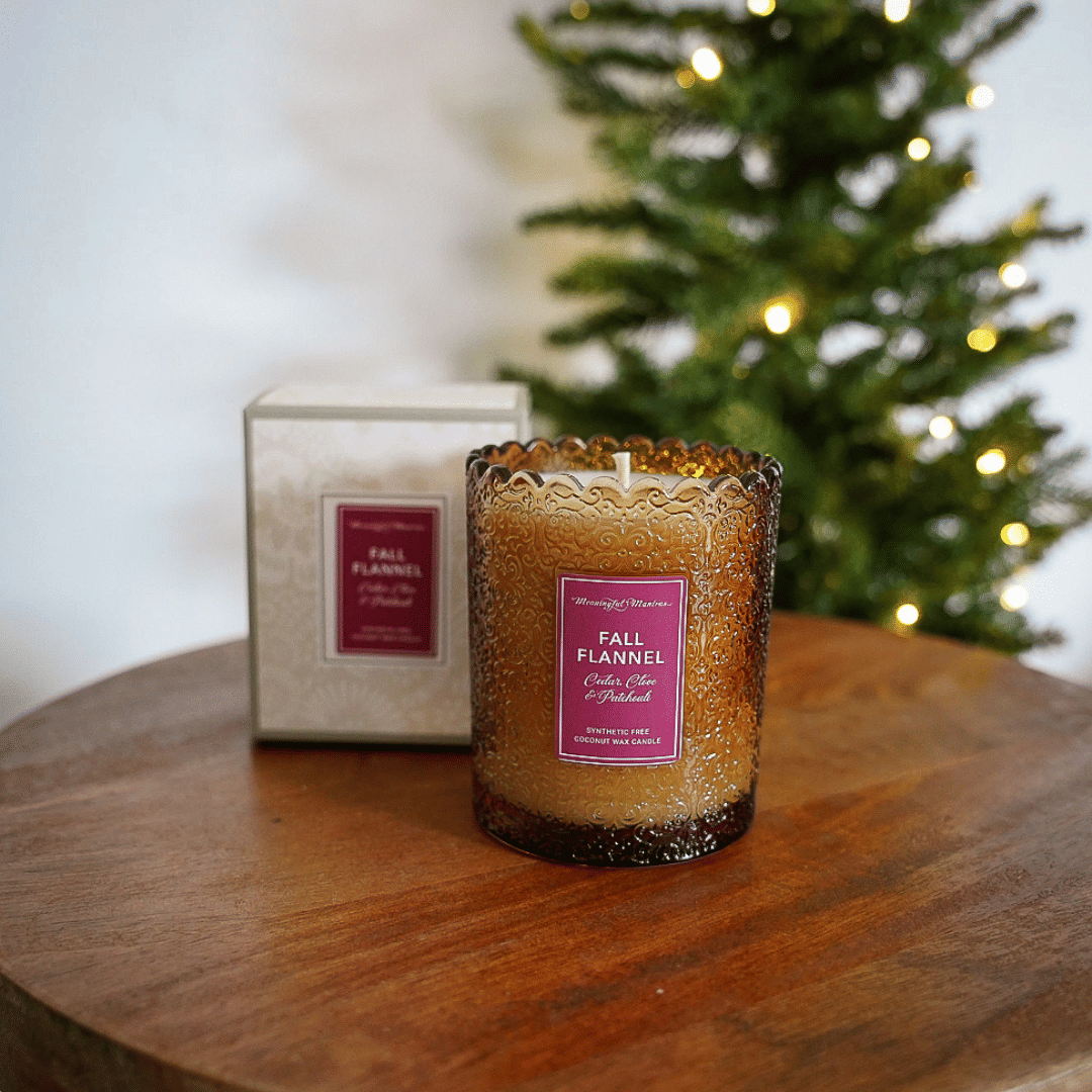 Fall Flannel Natural Candle 8oz Kaia Collection