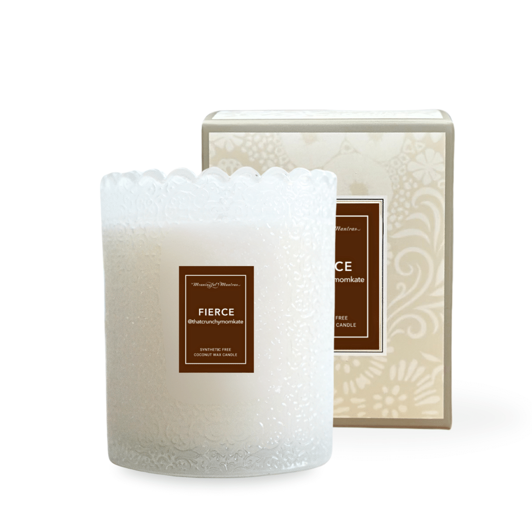 Fierce x @ThatCrunchyMamaKate Natural Candle 8oz Kaia Collection