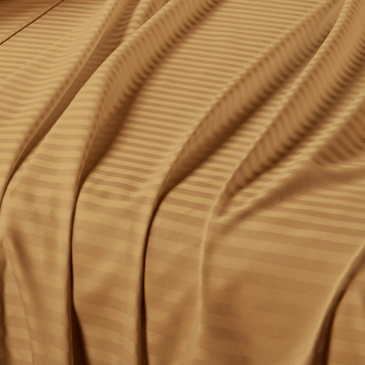 Flat Sheet 110 X 102 Inches - Damask Stripe 100% Egyptian Cotton
