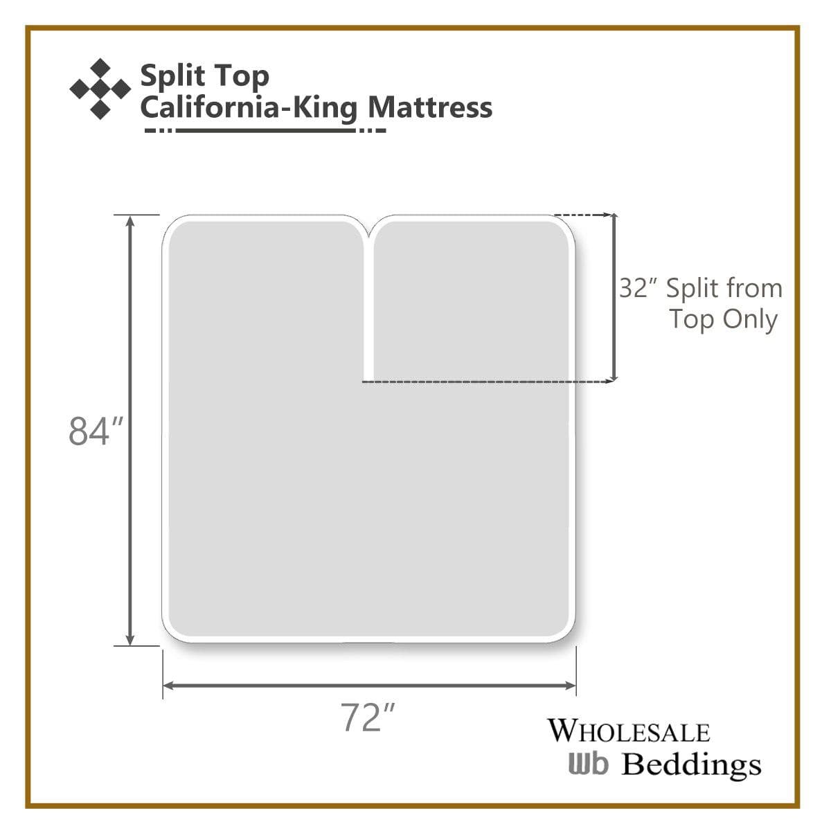 Flex Top California King Fitted Sheet Only -Solid 340 Thread Count
