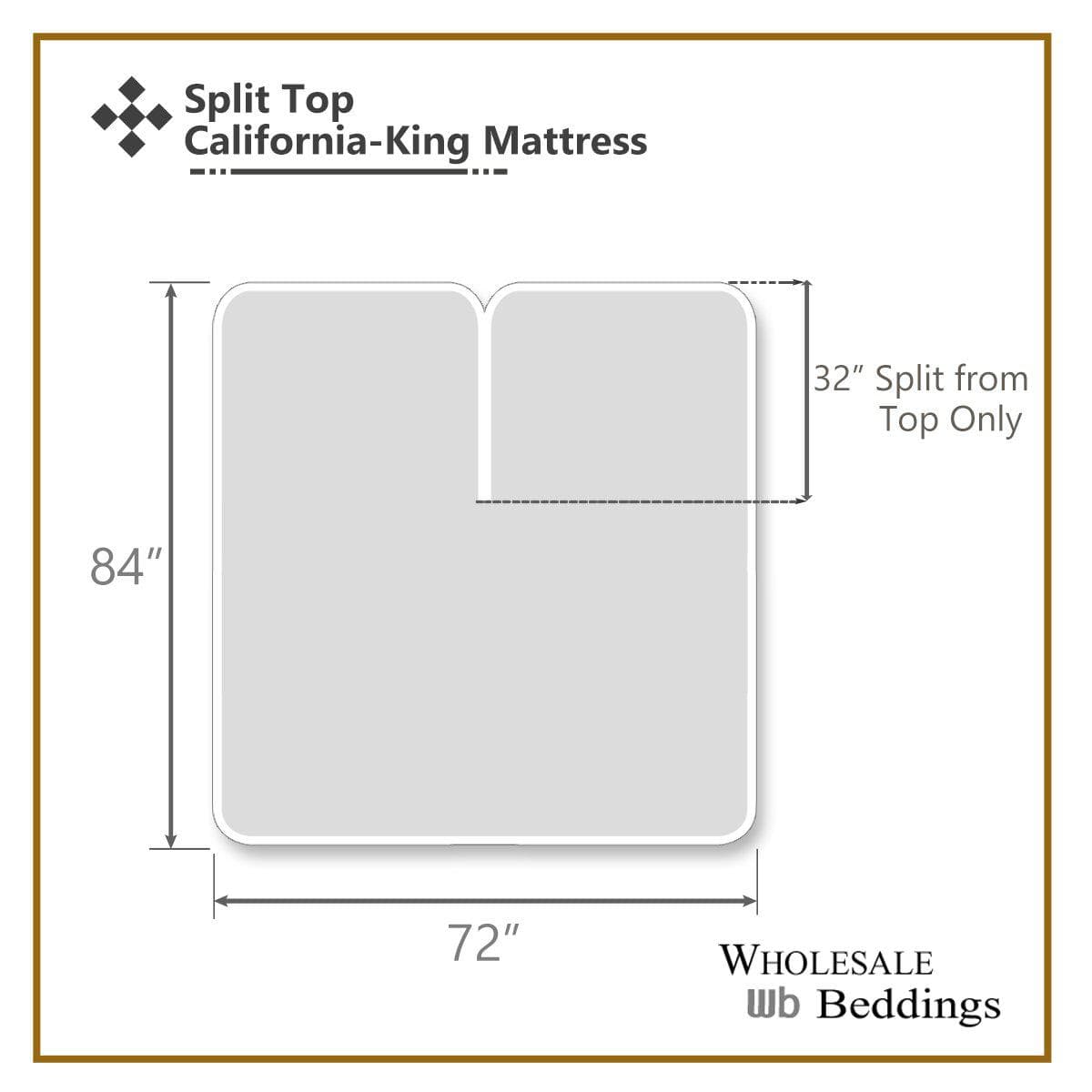 Flex Top California King Fitted Sheet Only- Solid 608 Thread Count