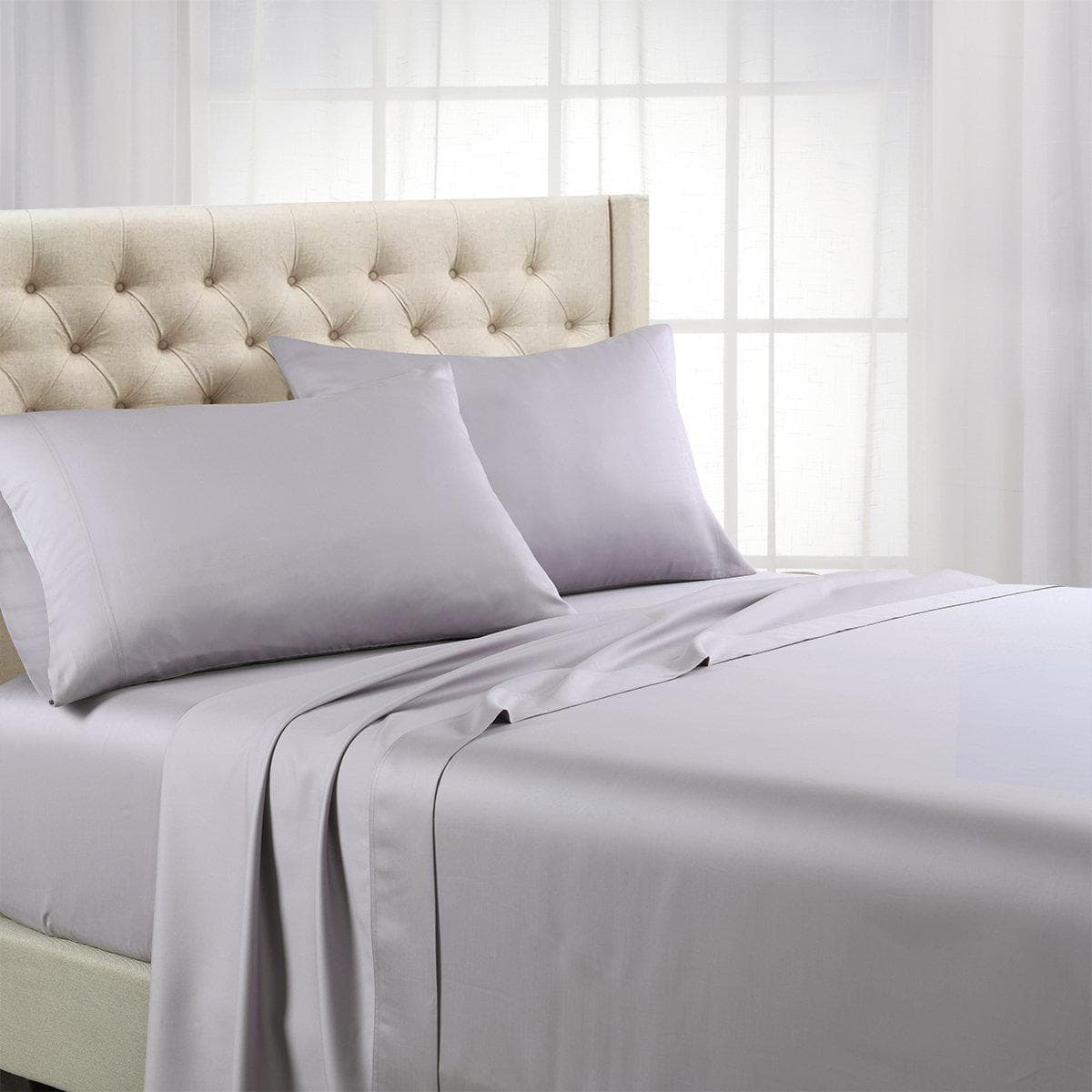 Flex Top California King Sheet Set - Eucalyptus 600 Tencel Loycell