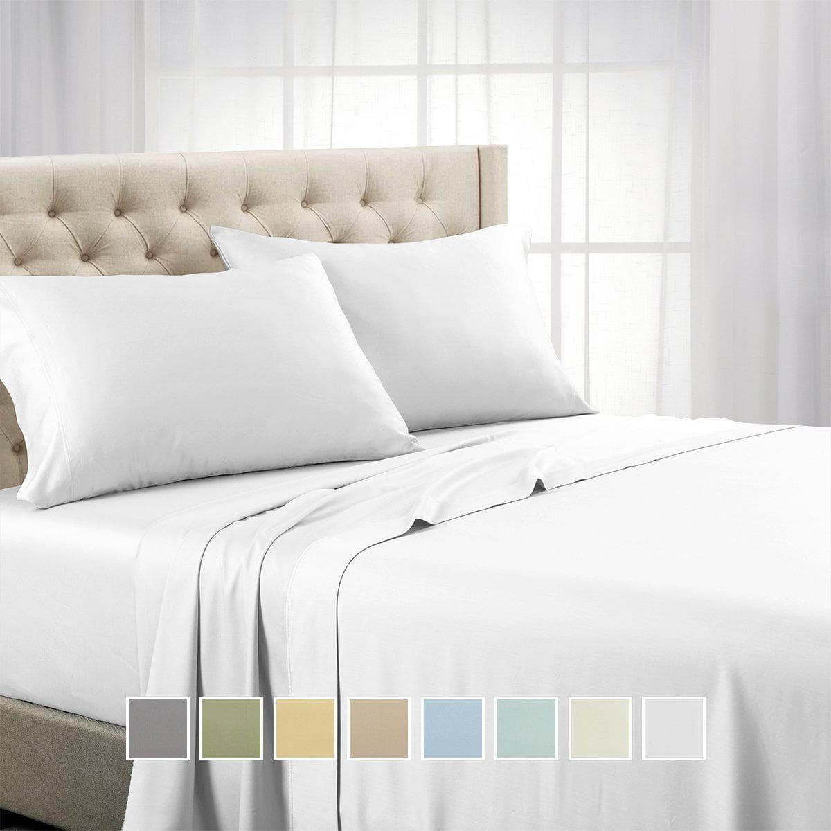 Flex Top California King Sheet Set - Solid 1000 Thread Count