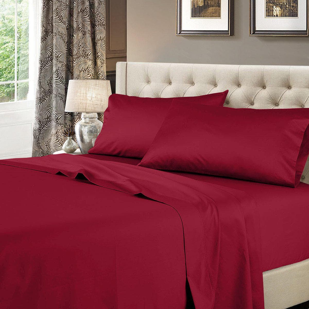 Flex Top California King Sheet Set - Solid 600 Thread Count