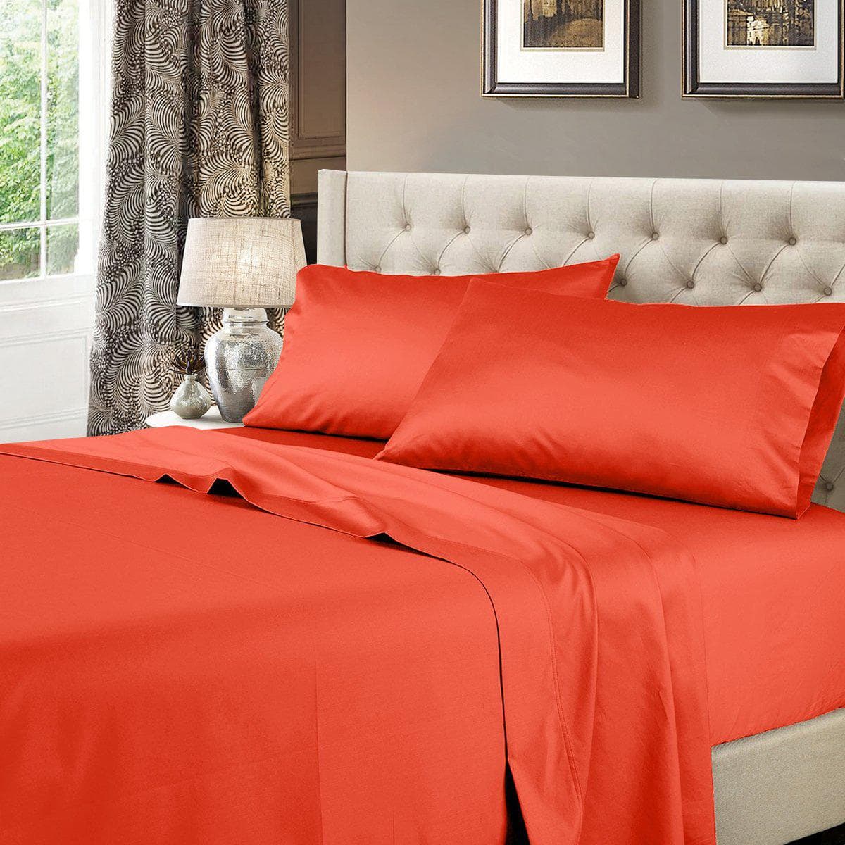 Flex Top California King Sheet Set - Solid 600 Thread Count