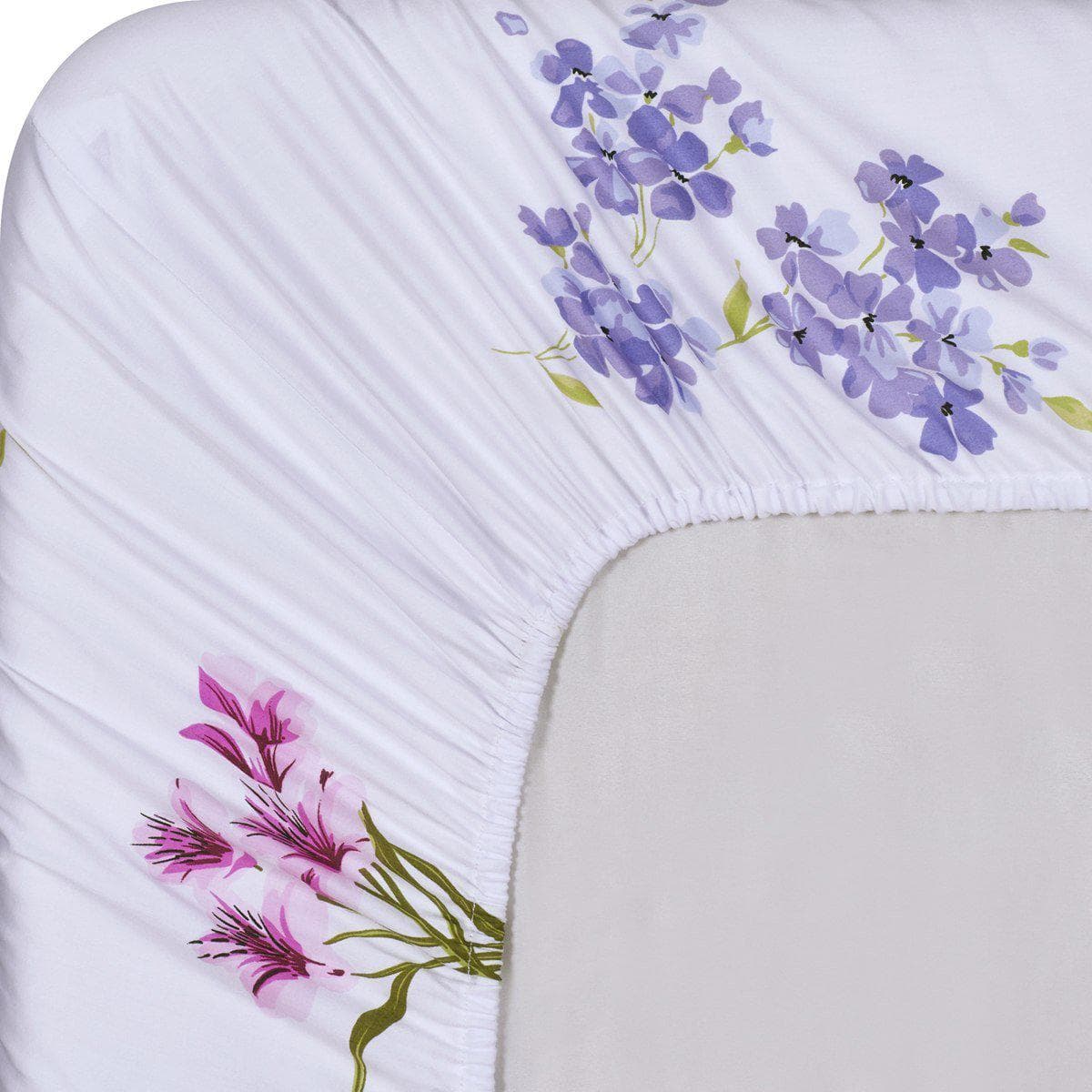 Flex Top (Top Split) King Sheet Set - Printed 300 Thread Count