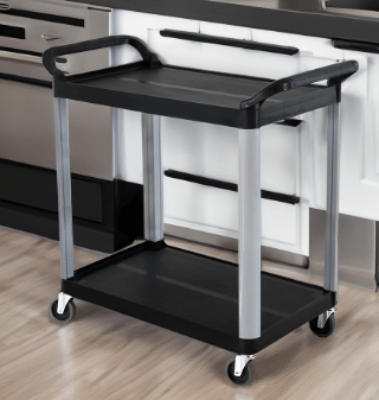 SOGA 2 Tier Food Trolley Kitchen Cart