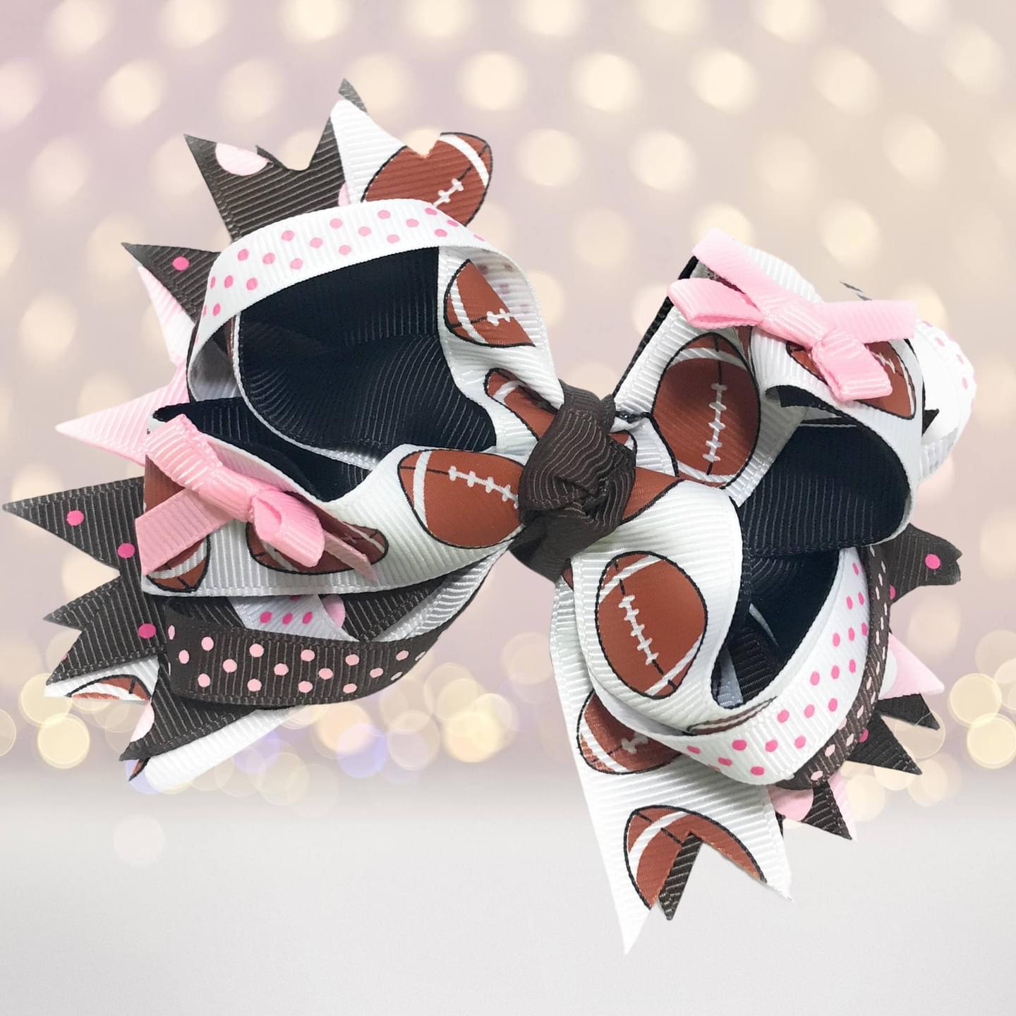 Football Boutique Hair Bows