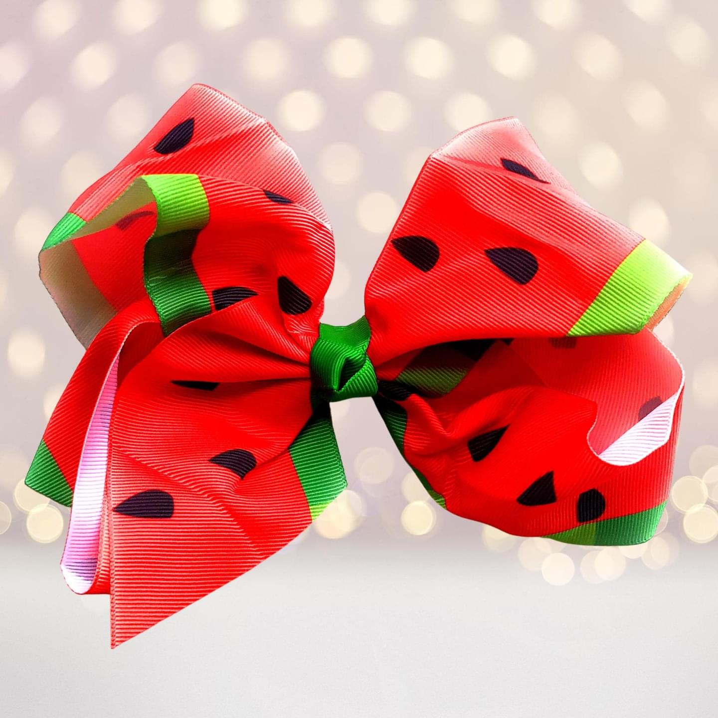 Fun Fruit Hair Bows,  Pineapple Hair Bow, Strawberry Hair Bow, Watermelon hair Bow