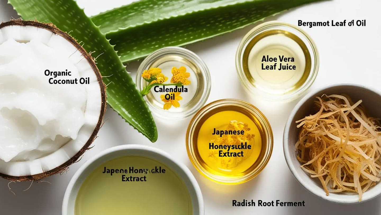 Gentle Cleanser - Natural Ayurvedic Face Cleanser with Aloe Vera, Coconut Oil & Calendula for Hydrated, Balanced and Refreshed Skin