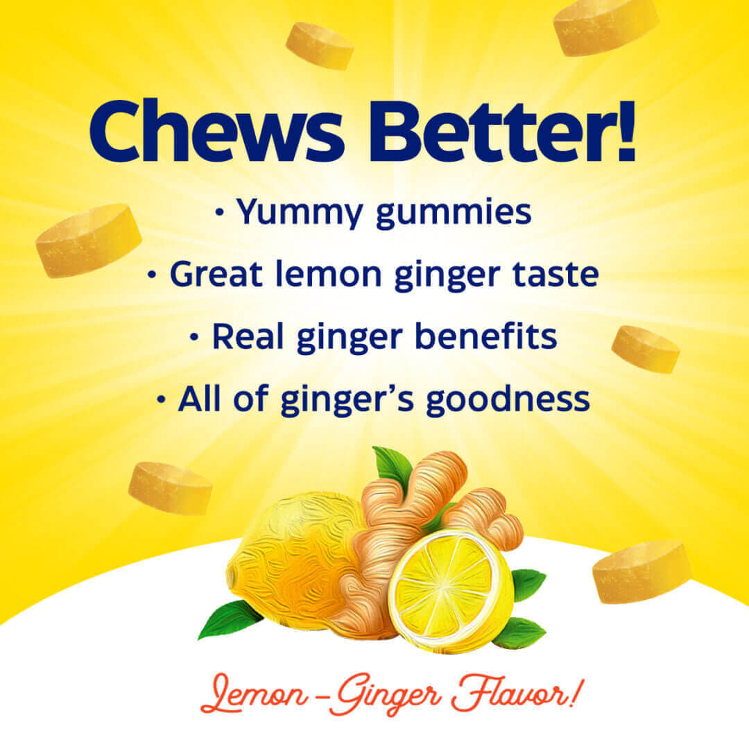 Ginger and Vitamin B6 Gummies
