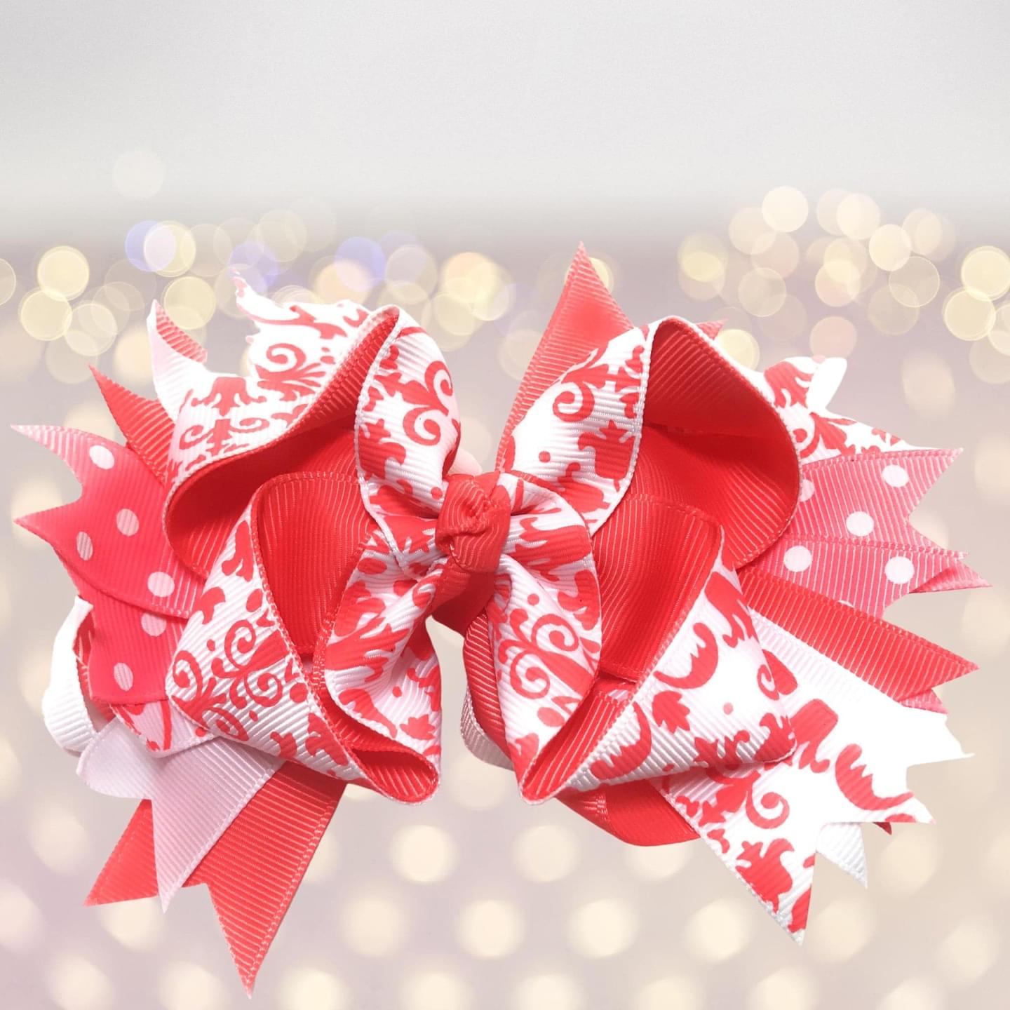 Girls Layered Boutique Hair Bows