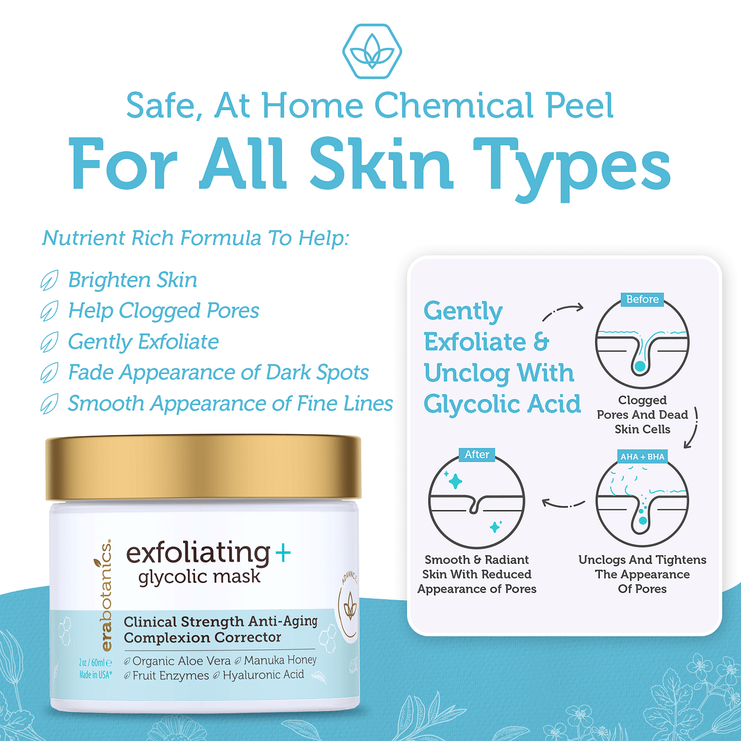 Glycolic acid chemical peel