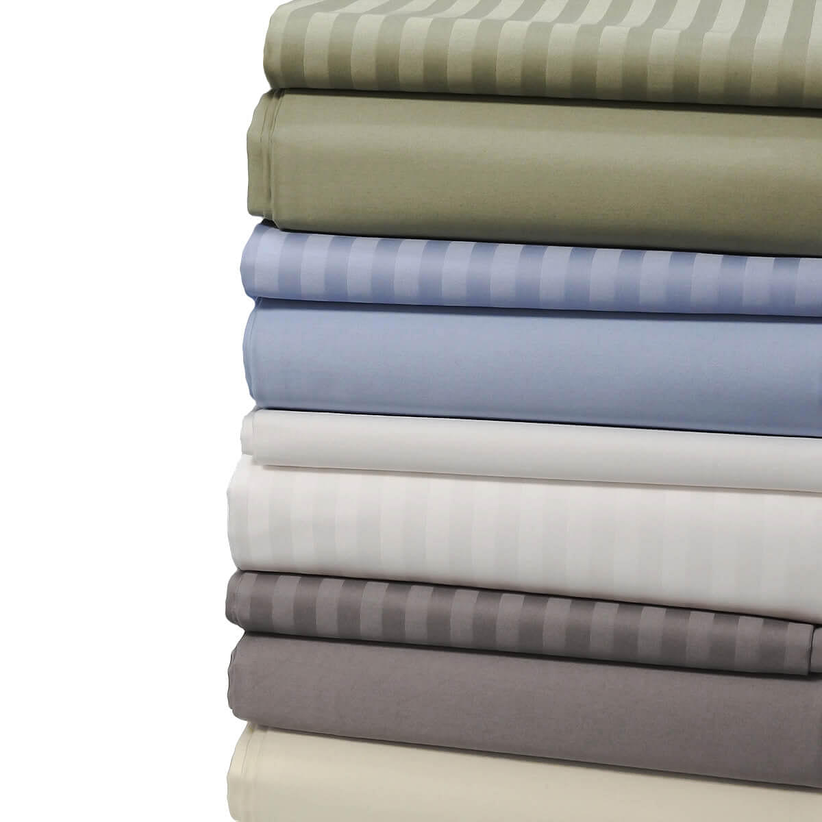 Good Weight 100% Cotton Sateen Sheet Set - Deep Pockets (16 inches)