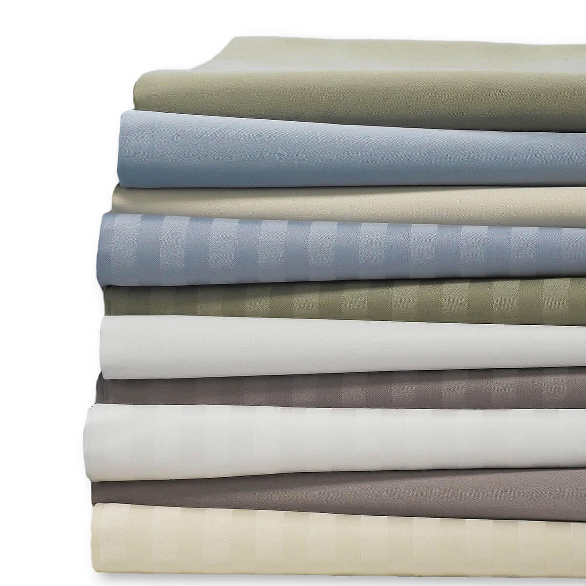 Good Weight 100% Cotton Sateen Sheet Set - Deep Pockets (16 inches)