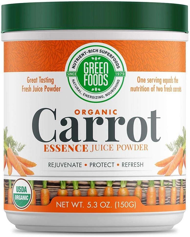 Green Foods - Carrot Essence, 5.3 oz powder 5.3 Ounce (Pack of 1)