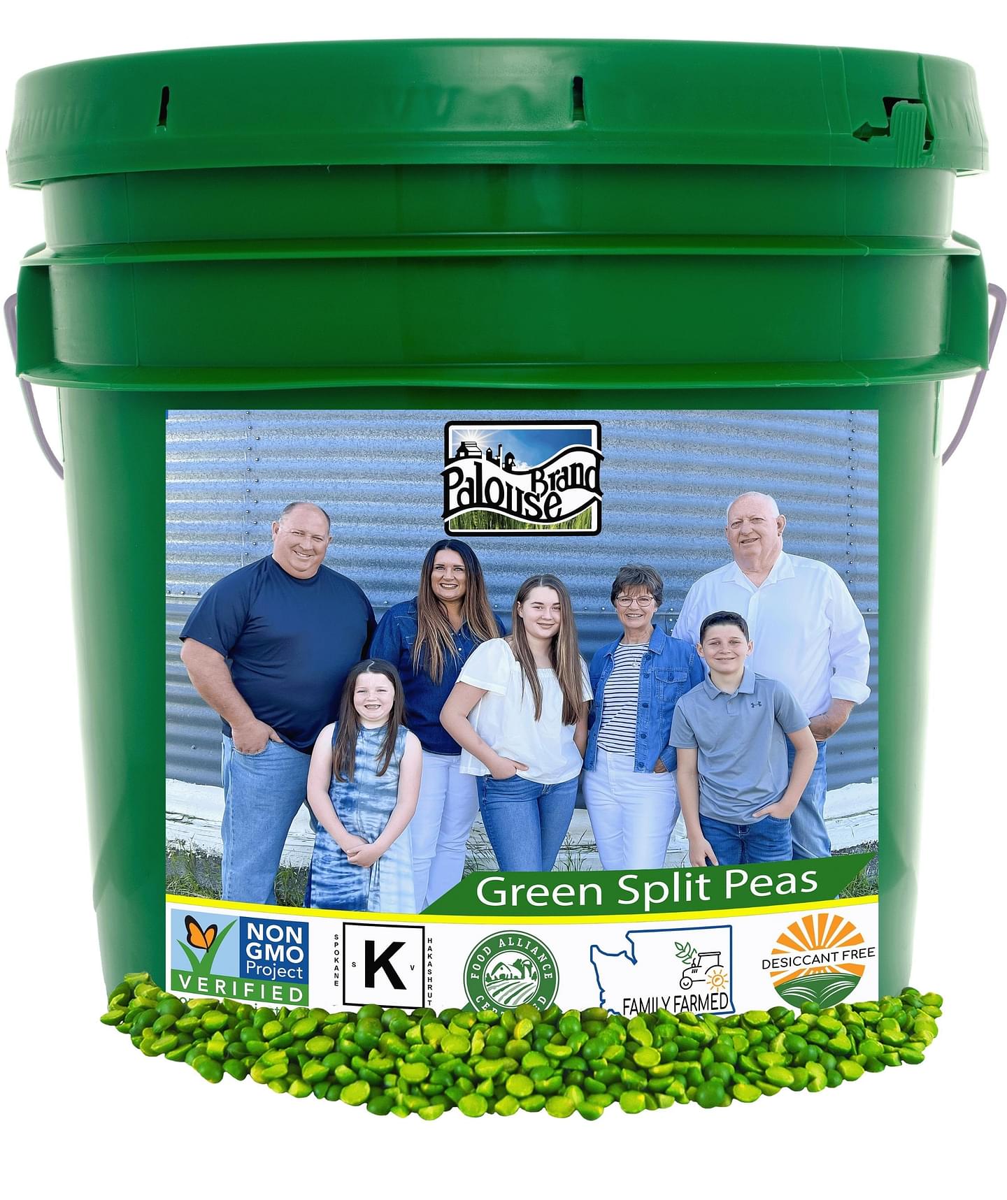 Green Split Peas | 25 LB Bucket