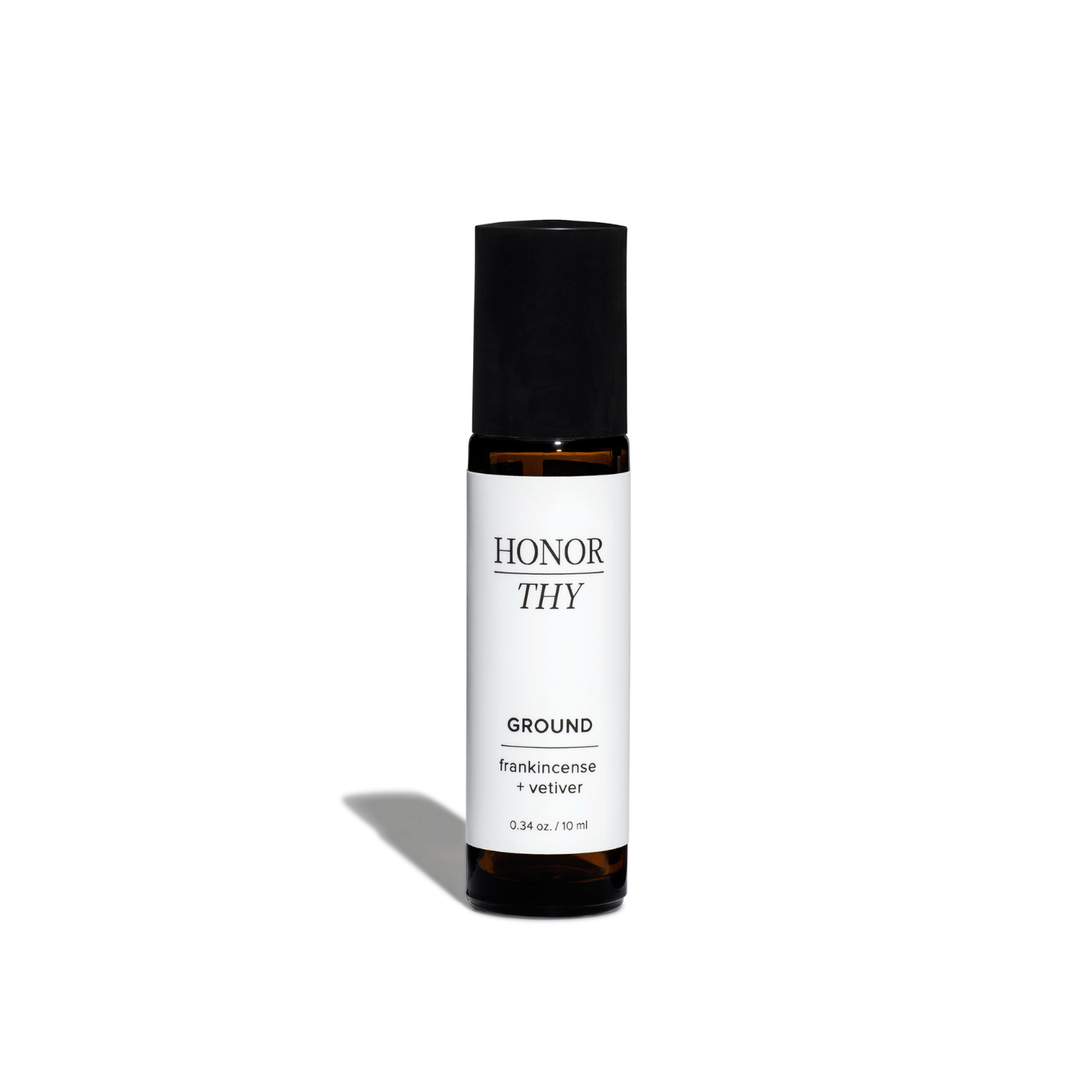 Ground Essential Oil Roll-On Mood Scent – Smoky Earthy 10 ml Natural Remedy Blend