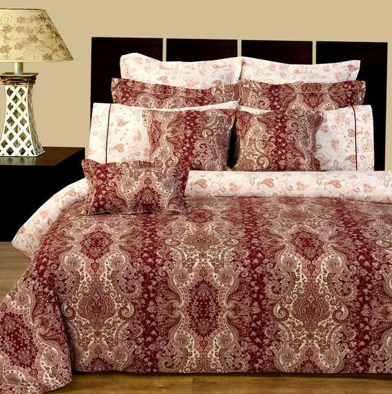 Hampton Paisley Cotton 11-PC Bedding Sets Duvet Cover with Sheet Set