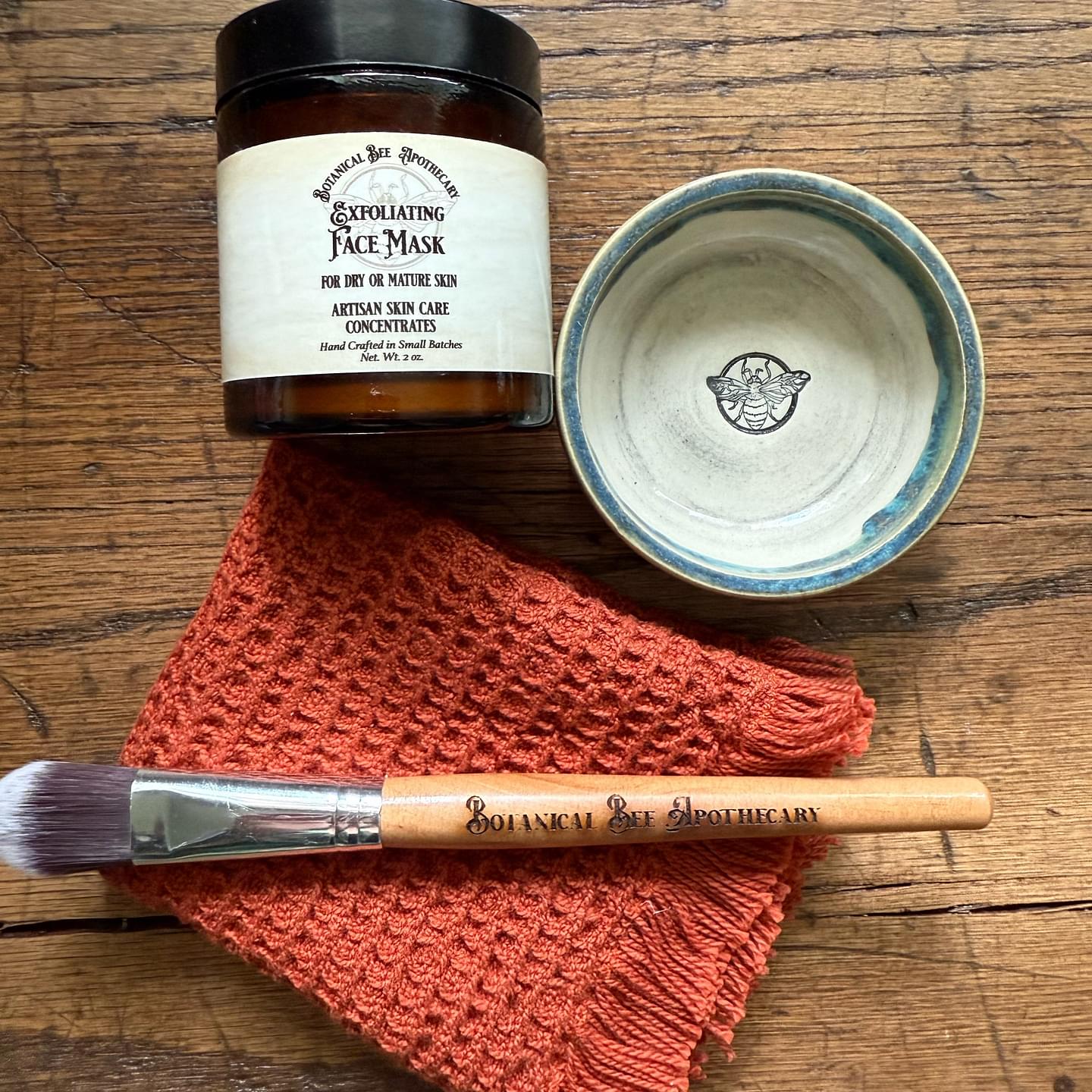 Hand-Loomed Organic Cotton Washcloth