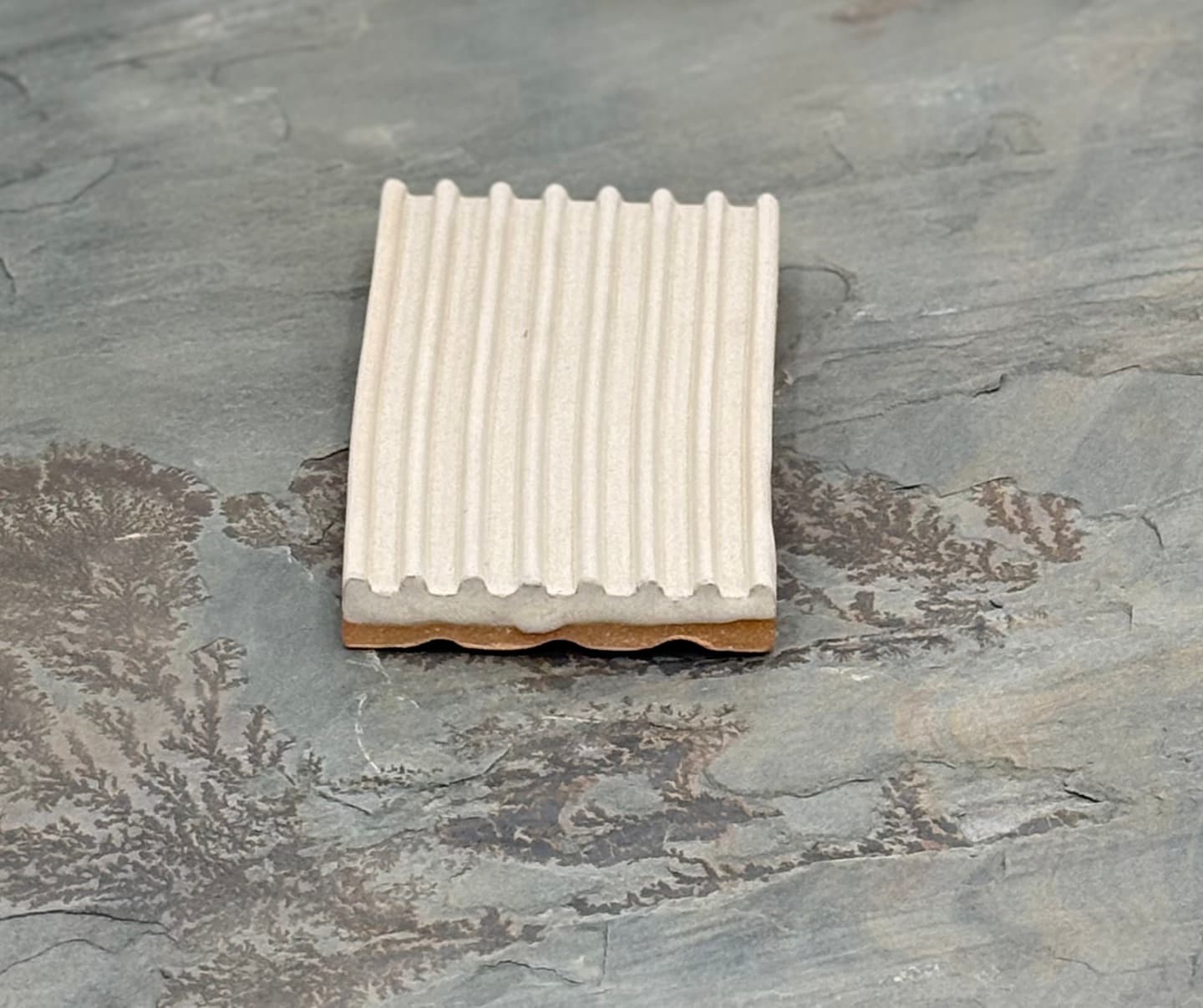 Handcrafted Ceramic Soap Dish - Artisan Soap Saver Tray for Bathroom & Kitchen - Sage