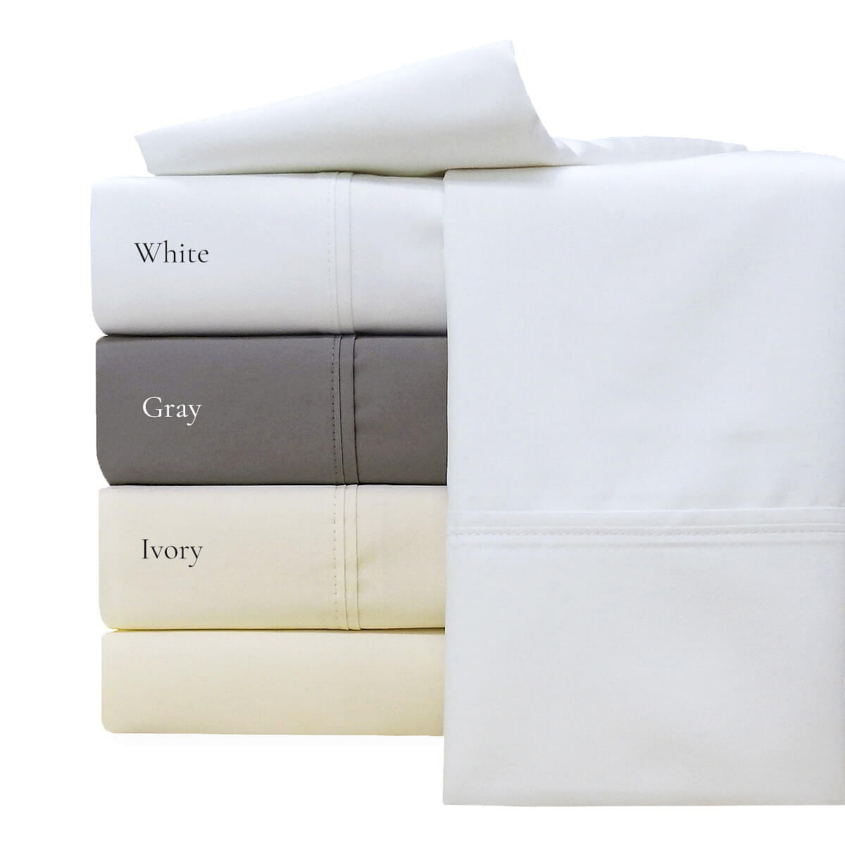 Heavyweight 800 Thread Count Cotton Bed Sheets Made in USA