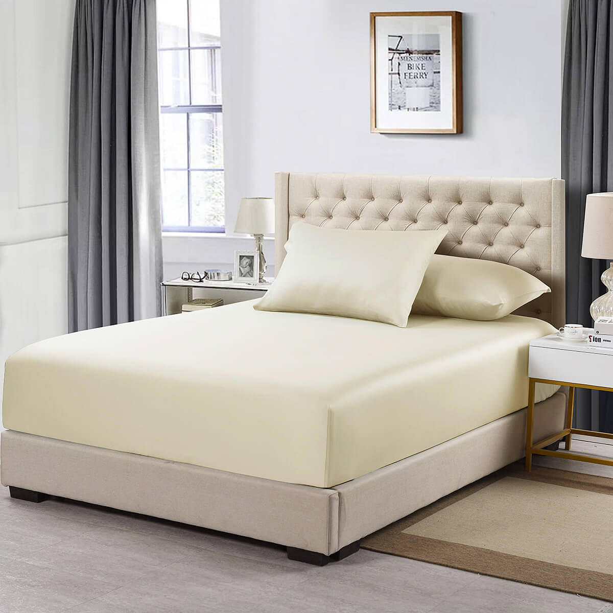 Heavyweight 800 Thread Count Cotton Bed Sheets Made in USA