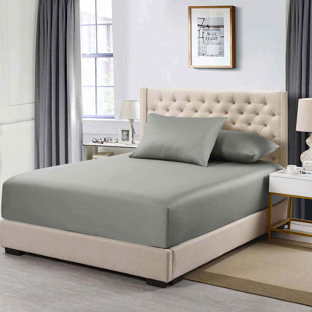 Heavyweight 800 Thread Count Cotton Bed Sheets Made in USA