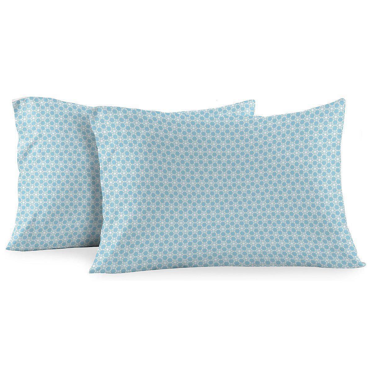 Heavyweight Printed Flannel Pillowcase Sets (Pair) - Snow