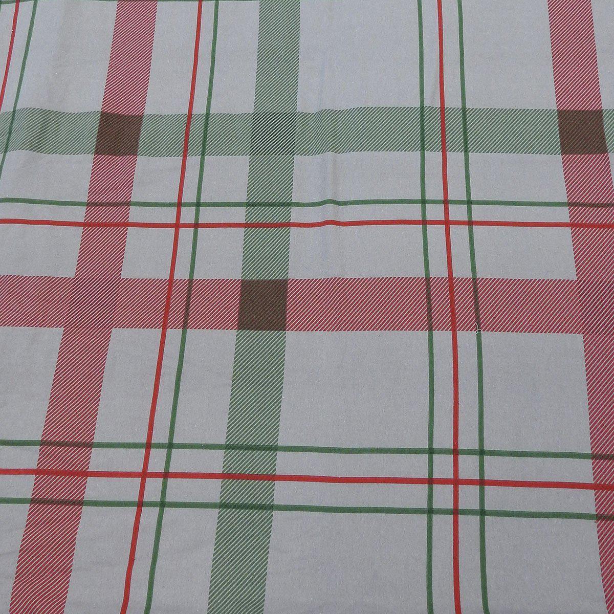 Heavyweight Printed Flannel Sheets 170GSM - Dessines Plaid