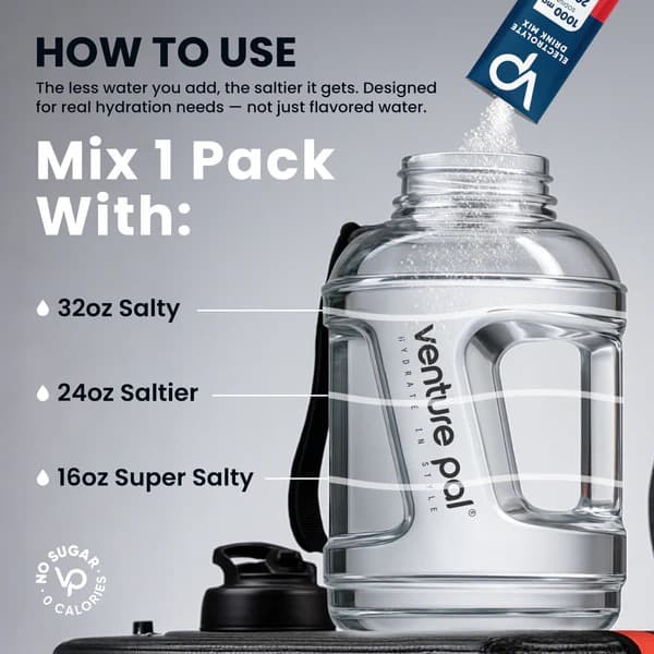 High Sodium Sugar Free Electrolytes Powder Packet - Cherry Salt - Rapid Hydration Drink Mix with Sodium, Potassium, Magnesium & Vitamin C for Electrolyte Balance and Daily Performance - 30 Sticks