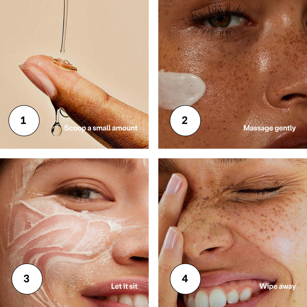 Hippie Honey Natural Facial Cleanser – Honey-Based Facial Cleanser with Plant Oils, 4 oz Bottle