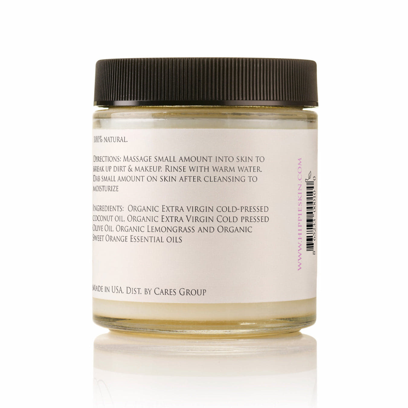 Hippie Luxe Natural Oil Cleanser Oil Cleanser with 4 Essential Oils Makeup Remover