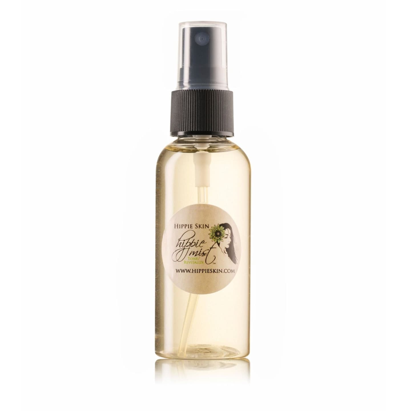 Hippie Mist Natural Toning Spray Alcohol-Free Toner with Witch Hazel Apple Cider Vinegar