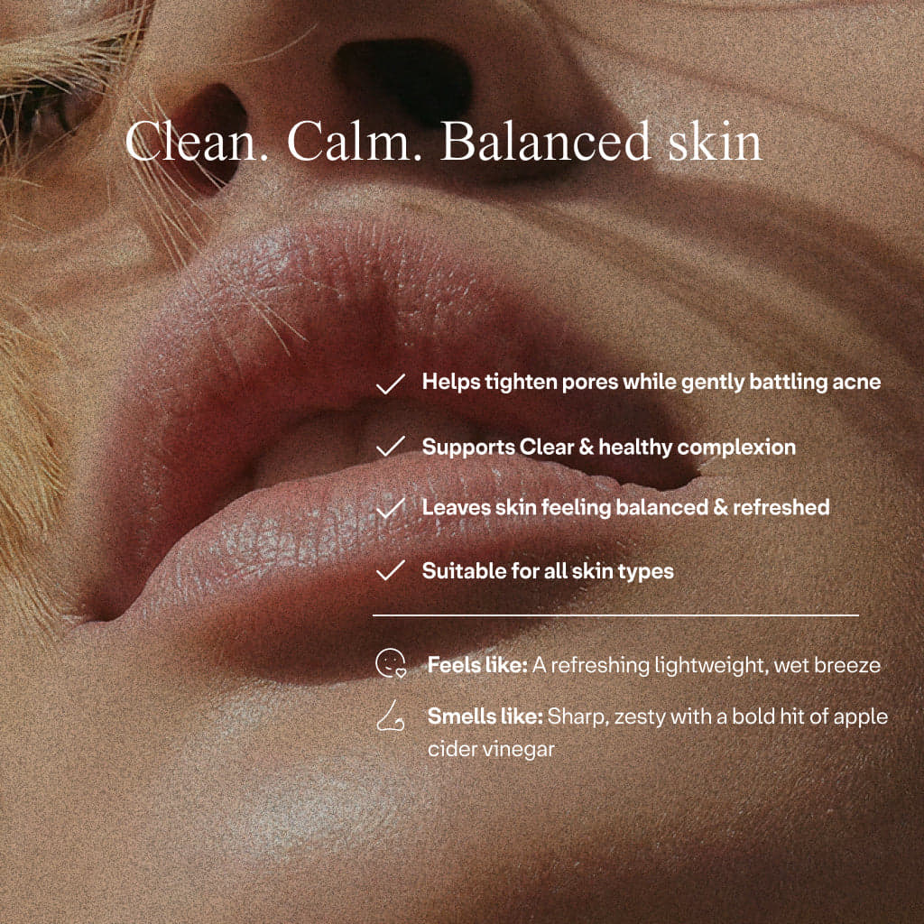 Hippie Mist Natural Toning Spray Alcohol-Free Toner with Witch Hazel Apple Cider Vinegar