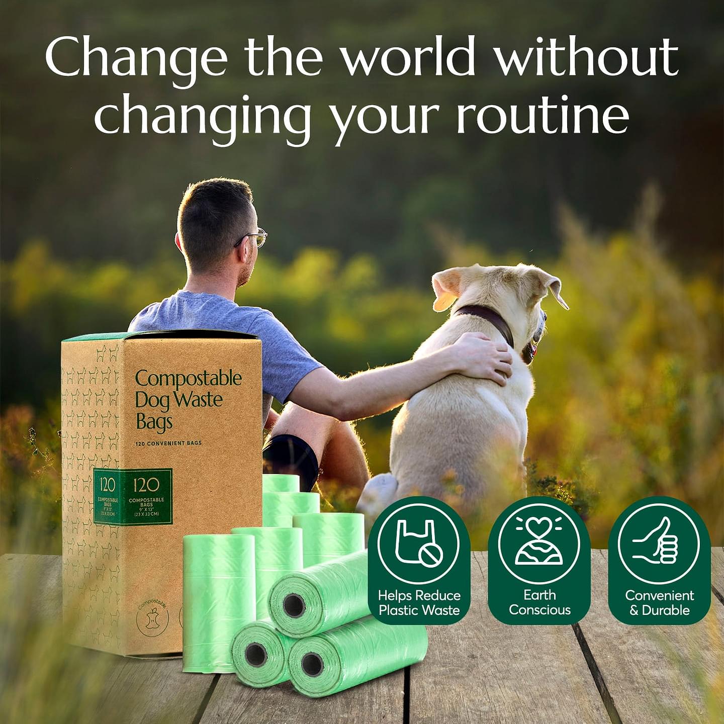 Home Compostable* Dog Waste Bags