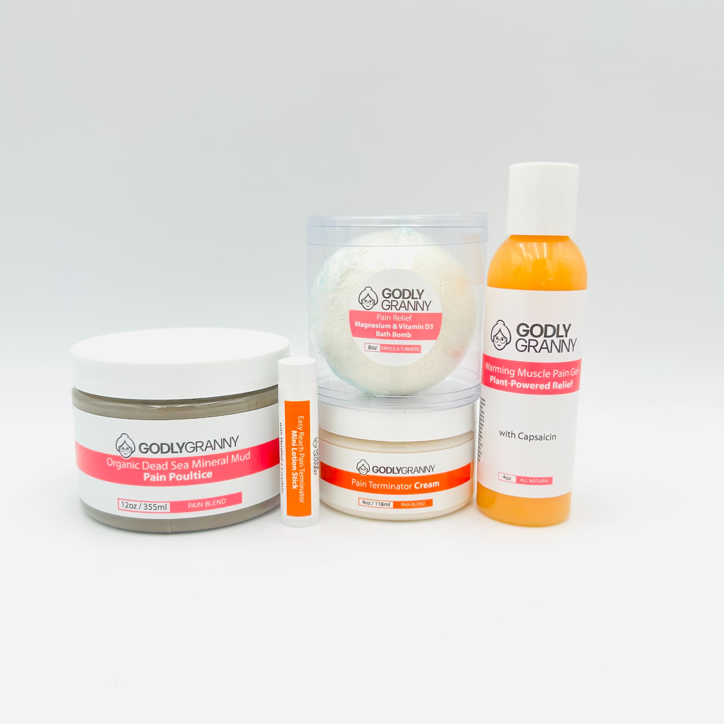 Ultimate Pain Relief Collection - 5 Piece Pain Care Bundle