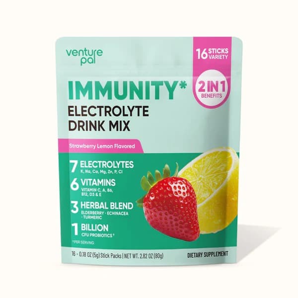 Immune Electrolyte Drink Mix -Strawberry Lemon