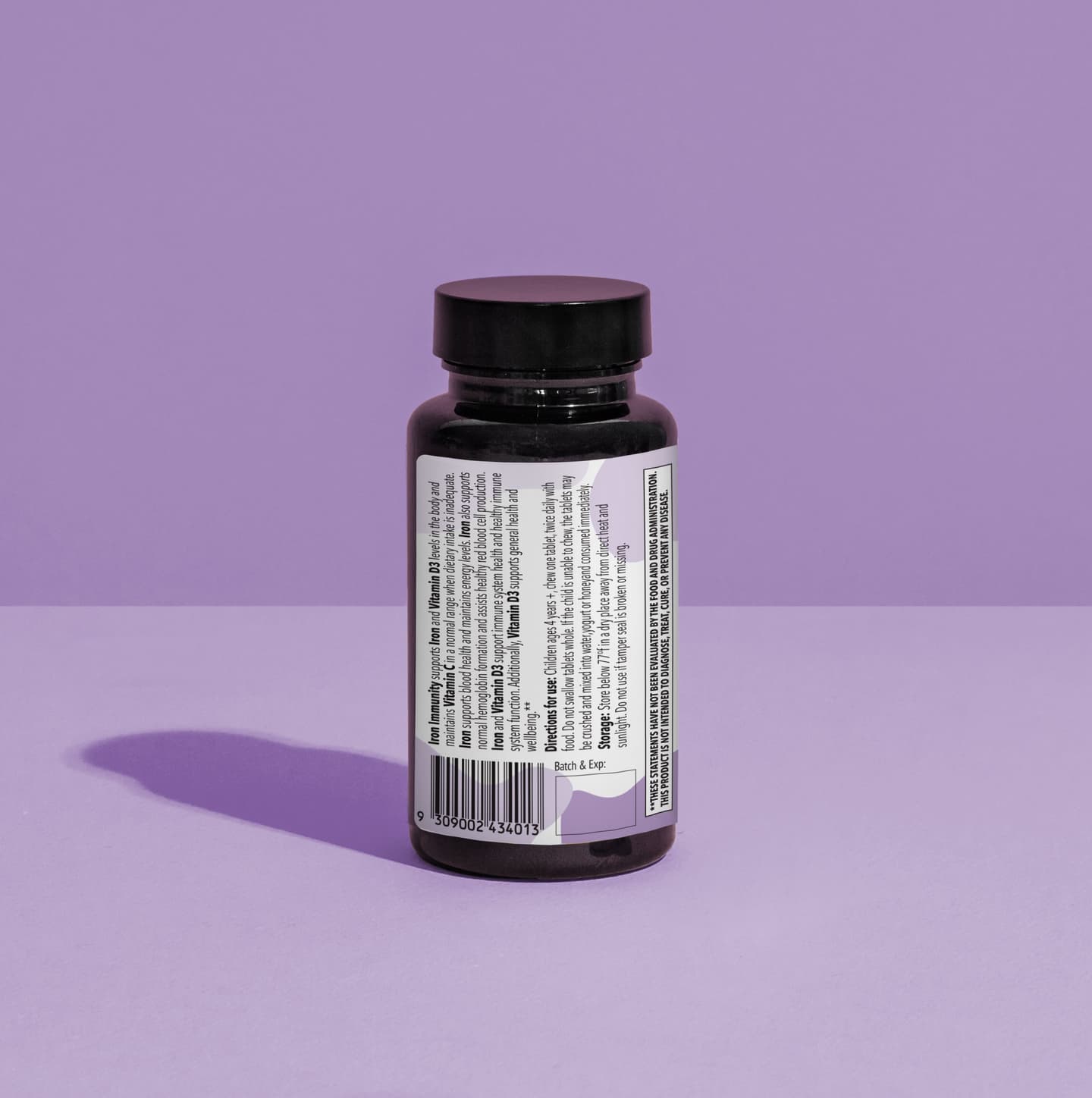 Iron Immunity, Children's Chewable Iron Supplement with Vitamin C and D