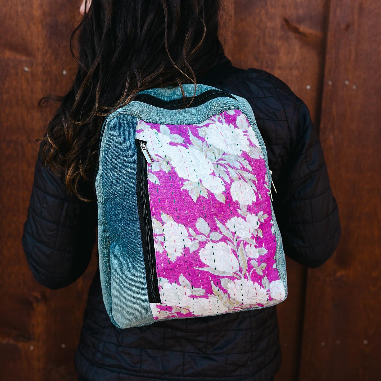 Jeans Sari Backpack
