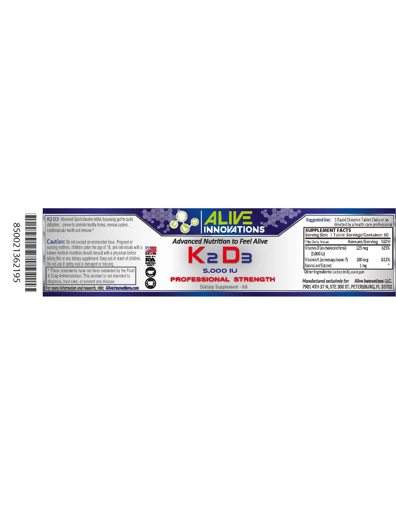 K2D3 – Bone, Heart & Immune Support Formula image