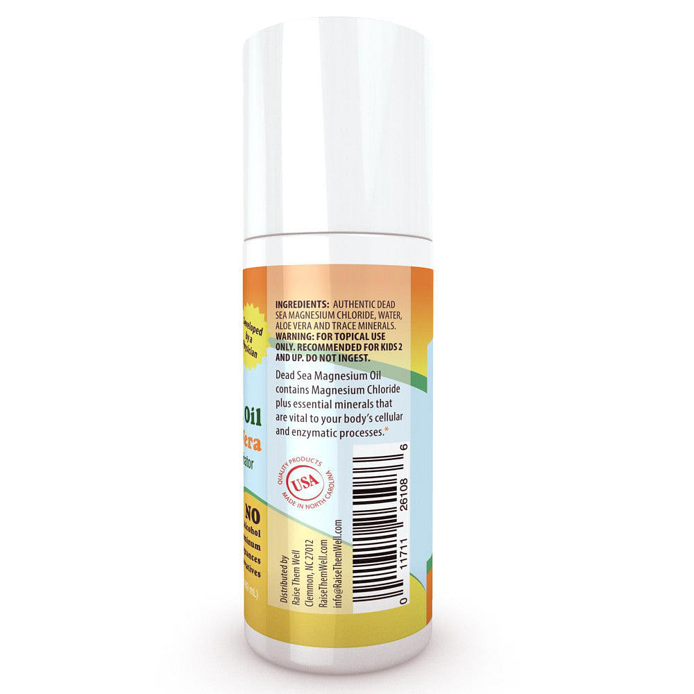 Kid Safe Organic Magnesium Oil Roll-on with Aloe Vera